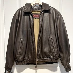 Vintage Brown Leather Jacket